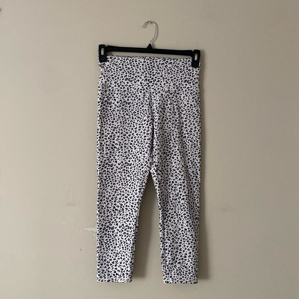 Balance Collection Cheetah Leopard Animal Print Leggings Exercise Size Medium
